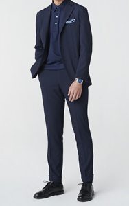 営業 ポロシャツコーデ